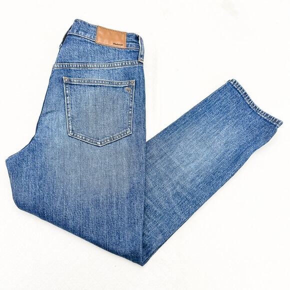 Madewell The Perfect Vintage Crop Button Fly Front Denim Jeans Size 25 - Picture 9 of 9